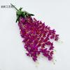 Flor artificial glicínia flor casamento teto galeria decorativo douban flor corda verde planta plástico rattan pequena cesta pendurada