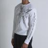 Nueva Camiseta Casual Versátil de Moda para Primavera y Otoño con Diseño de Estampado de Letra Personalizada Top Punk para Hombres y Mujeres