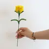 Direto do fabricante: Palitos torcidos de rosa e hibisco, flores acabadas em várias cores, buquês de presente para Dia dos Namorados e aniversários para namorada