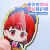 Llavero Acrílico Pieza Personalizada Transparente Doble Cara Foto Animación Dibujos Animados Periférico Set de Colgantes Llavero