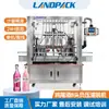 Máquina Automática de Llenado por Vacío de Líquidos Máquina de Llenado por Vacío de 8 Cabezales para Vino Cóctel Máquina de Llenado de Salsa de Soja Vinagre