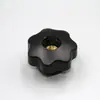 Plástico ABS Mango de Siete Estrellas Nylon Agujero Pasante Mango de Estrella Tornillo de Fijación de Plástico Apretado a Mano Agujero Liso Tuerca Torx