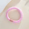 Goma para el Cabello Dulce Color Caramelo para Mujeres Alta Elasticidad No Daña el Cabello Cuerda para el Cabello con Corazón Femenino para Atar el Cabello Accesorios para el Cabello 2026 Nuevo Lindo