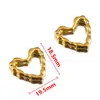 2 Colgantes de Anillo de Acero Inoxidable 304 con Corazón Hueco de Múltiples Estilos, Joyería y Accesorios de Ropa DIY Simples y Versátiles
