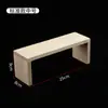 Soporte de Exhibición de Joyería Almacenamiento de Cajas Sorpresa Estante de Madera con Niveles para Figuras de Muñecos Vitrina Exhibidora Costura de Microfibra