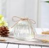 Mesa de Jantar Personalizada Vaso Pequeno Gota d'Água Planta Hidropônica Vaso de Vidro Ornamentos Bambu Rico Dispositivo Criativo de Arranjo de Flores com Corda de Cânhamo