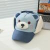 Chapéu Lei Feng Infantil Fofo de Inverno Orelha de Urso Cartoon Proteção Auricular Boné de Beisebol Quente para Meninos e Meninas Chapéu de Aba Espessado Recheado