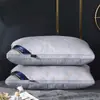Nueva almohada de hotel cinco estrellas, almohada de cielo estrellado, almohada de terciopelo de plumas, almohada alta, media, baja, almohada de soporte cervical, venta al por mayor de núcleo de almohada