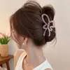 Pinza de acetato estilo coreano 2026 modelo nuevo para el pelo, elegante y exquisita, pinza de tiburón grande para cabello grueso
