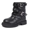 Botas para Niña Botas Martin 2026 Otoño Zapatos Infantiles Niños Zapatos de Algodón con Felpa Negra Botas Cortas Botas de Nieve Cálidas Botas de Media Caña