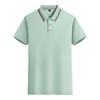 Camisa polo de solapa, camiseta de manga corta, ropa de trabajo, ropa de trabajo personalizada para grupos empresariales, camisa publicitaria cultural, logotipo impreso bordado