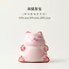 Cerdo Rosa Manteca Gelatina Pony Creativo Mascota de Té Juguete de Té Adorno Lindo Soporte de Tapa Decoración de Escritorio para el Hogar Manualidad