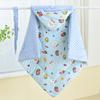 Manta Swaddle Calmante de Terciopelo de Frijol de Algodón Puro, Manta para Bebé Estilo Envoltura, Antiestímulo, Todas las Estaciones, Versión Delgada para Recién Nacidos
