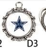Deporte Transfronterizo EE. UU. NFL 32 Equipos Fútbol Dallas Denim Equipo Collar Colgante Venta al por Mayor