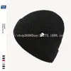 Gorro de Punto sin Visera a Prueba de Frío de Terciopelo con Logo de Calavera para Deportes y Ocio al Aire Libre para Hombres y Mujeres
