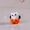 Acessórios de resina DIY de fantasma de Halloween transfronteiriço, novas decorações fofas de lâmpada de abóbora, pequenos ornamentos de mesa, novos produtos