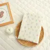 Patrón de Rayas Caladas Algodón Puro Estilo Coreano Fresco Tela Grado A para Cortinas de Madre y Bebé, Camisas y Vestidos