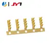 Clip de Alambre con Dientes de Latón Recubierto de Polímero, Terminal de Cobre para Cable Eléctrico de 0.1-6 mm Cuadrados, Terminal de Diente de Tiburón de Molde Horizontal de 2.5-10 mm de Longitud