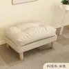Sofá perezoso, de un solo asiento, estilo retro italiano, casual y lujoso, silla sofá de madera maciza, adecuada para salas de estar, balcones y uso doméstico