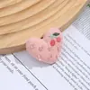 Bordado de Corazón Rayado con Cuentas de Dibujos Animados Accesorios de Ropa de Cereza Pasador para Niña Dulce Accesorios para el Cabello Materiales para Manualidades