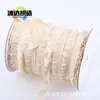 Adorno de Volante de Tela Plisada de 1.0 cm Transfronterizo Colorido En Stock Ropa para Muñecas Adornos de Volante Elástico Unidireccional