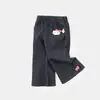 Novas Calças de Primavera para Meninas 2026 Calça Jeans Casual Flare com Estampa de Leopardo para Bebê e Crianças para Primavera e Outono 5722