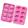 Molde de Silicona para Paleta de Caricatura de Gatito Mascota de 8 Piezas Hecho a Mano DIY Azúcar Queso Palito Niños