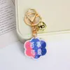 Bendiciones Placa de Palabra Acrílica Llavero Colgante Texto de Buena Suerte Colgante Decorativo para Mochila Estudiantil Pequeños Regalos para Pareja