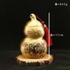 Novo Recipiente de Chá Dragão Cuspidor de Fogo de Latão, Garrafa Dragão Cuspidor de Fogo, Ornamento de Dragão Cuspidor de Fogo do Canto Sudoeste da Cozinha, Artesanato de Cabaça de Cobre