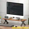 JINCOMSO Soporte Elevador de Pantalla de Doble Capa de Cristal Templado Mesa Elevadora para Laptop Soporte para Computadora Almacenamiento Elevador