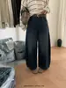 Imagine JEANS SAILORMOON estilo retrô americano de outono lavado solto modelo balão 22118 (com cinto)
