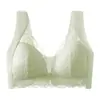 Novo Estilo Sutiã Confortável com Renda Frontal, Botões Ajustáveis, Push-Up Que Levanta e Sustenta os Seios Laterais, Previne a Flacidez e Não Tem Aro para Mulheres