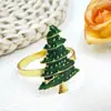 Porta Servilletas Navideños de Árbol de Navidad de Venta Caliente Transfronteriza, Varios Tipos de Porta Servilletas de Árbol de Navidad, Anillos para Servilletas, Anillos de Tela, Venta al por Mayor de Fabricantes