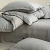 Estilo Moderno Minimalista Jacquard Teñido en Hilo Algodón Lavado Juego de Tres o Cuatro Piezas, Ropa de Cama Transpirable y Amigable con la Piel para Camas Individuales y Dobles