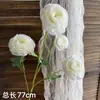 Flores de Casamento Brancas Simulação Flores de Casamento Arranjo de Cena Flores Artificiais Paisagismo Flores de Fileira no Chão Decoração Suave Arte Floral Arranjo de Flores Rosas
