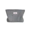 Bolsa de Armazenamento Nicho com Estampa Xadrez Simples Bolsa de Maquiagem Bolsa para Batom Bolsa de Menina Bolsa de Higiene Pessoal Bolsa Interna