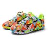 Sapatos de futebol transfronteiriços Masculinos e femininos Crianças Pregos esmagados e tênis de velcro Gramado artificial Jovens Estudantes Fivela Sapatos de treinamento