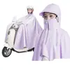 Impermeable para vehículo eléctrico para hombres y mujeres, extralargo y extragrande, protección de cuerpo completo contra lluvia intensa, diseñado específicamente para ciclismo al aire libre en bicicletas eléctricas