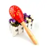 Martillo de Arena de Coco de Madera Grande de 25 cm Martillo de Arena Tallado Instrumento Musical Orff Percusión Infantil Pelota