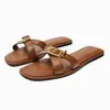Sandalias Planas para Mujer, Nuevo Estilo Verano 2025, Punta Cuadrada, Tira Cruzada Versátil, Sandalias Slip-On para Viajes y Ocio