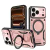 Adecuado para iPhone 18 Pro Max, funda de teléfono con soporte magnético giratorio, Apple 17 acabado mate, funda protectora de cobertura total
