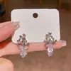 Brincos de borla floral super etéreos, elegantes e de alta qualidade para mulheres, simples e versáteis, brincos da moda para o dia a dia, acessórios de orelha populares no atacado