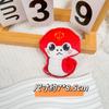 Boneca do Ano da Serpente Broche de Pelúcia Pingente Broche Pequeno de Serpente Presente Decoração Chaveiro de Boneca Acessórios para Chapéu Sapatos