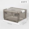 Caja de almacenamiento de ropa para niños, a prueba de polvo, transparente, plegable, para el hogar, para libros, edredones