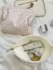 5641 Bolsa de Maquiagem Floral Coreana Grande Capacidade Bolsa de Cosméticos Organizador de Produtos para Cuidados com a Pele de Viagem Armazenamento de Batom