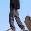 Pantalones casuales con estampado de trigo para hombre, adecuados para primavera y otoño, estilo de alta calle americano, holgados y con caída, pantalones deportivos juveniles versátiles