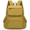 Mochila de Cor Sólida, Leve, Simples, Grande Capacidade, Sensação de Luxo, Casual, Unissex, Mochila de Viagem da Moda
