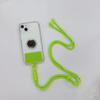 Correa aplicable cuerda 360 color nylon DIY cordón para funda de teléfono móvil cuerda para el cuello cuerda cruzada ajustable clip