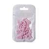 50 Decoraciones Coloridas para Uñas con Forma de Cruz Mezcladas con Estrellas de Cinco Puntas, Moños de Resina en Colores Macarrón y Pedrería para Uñas