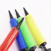 Mini bomba de aire manual, globos pequeños inflables para juguetes, accesorios de plástico para globos de empuje manual, completamente nuevos